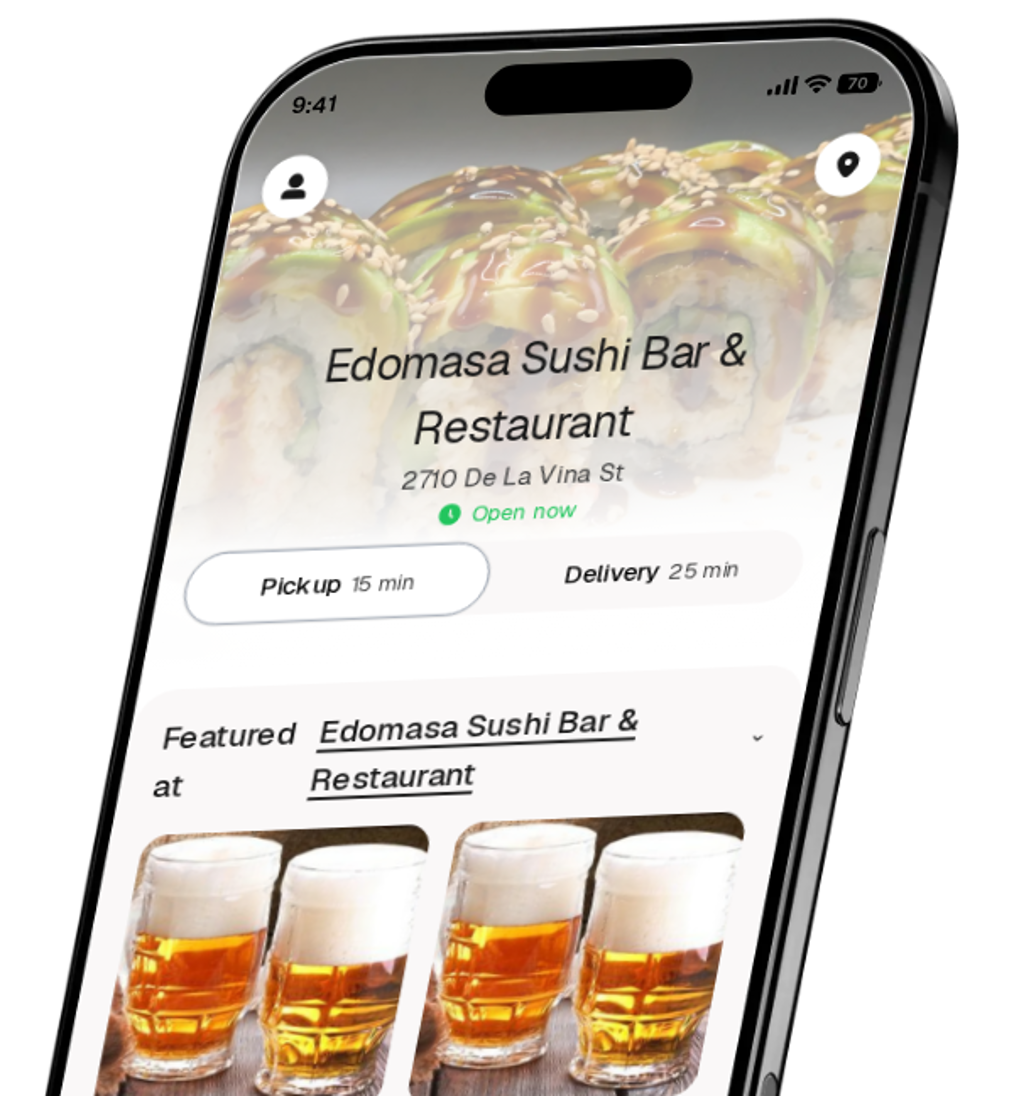 Edomasa Sushi Bar & Restaurant app preview